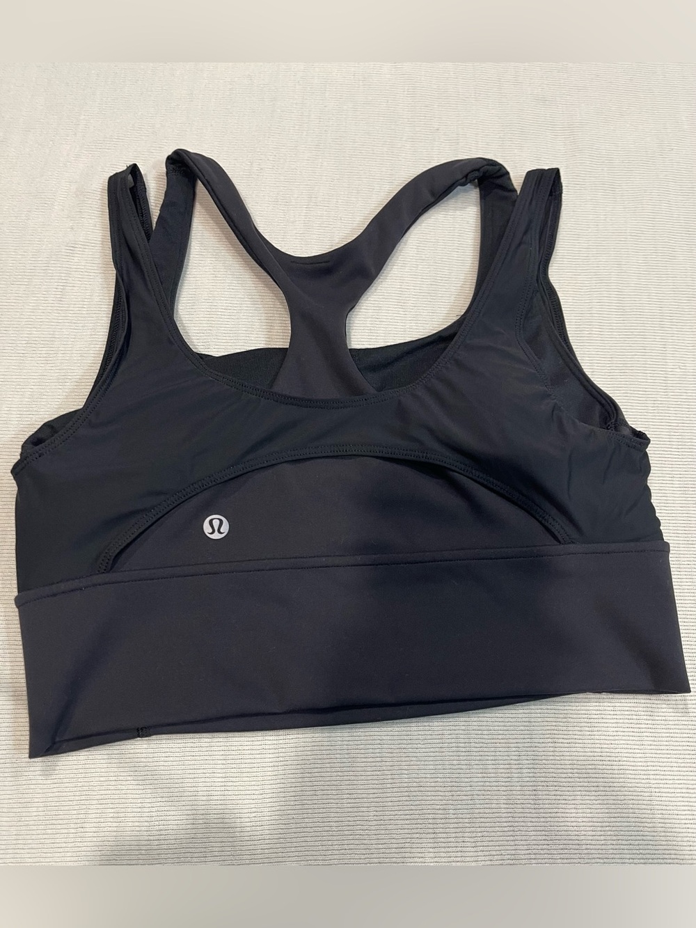 Lululemon Wunder Train Mesh-Overlay Bra Black Size 6
